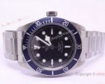 Replica Tudor Geneve Heritage black Bay Black dial / blue bezel - Automatic